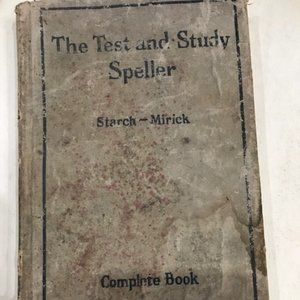 Antique 1921 Spelling Book - Hardback